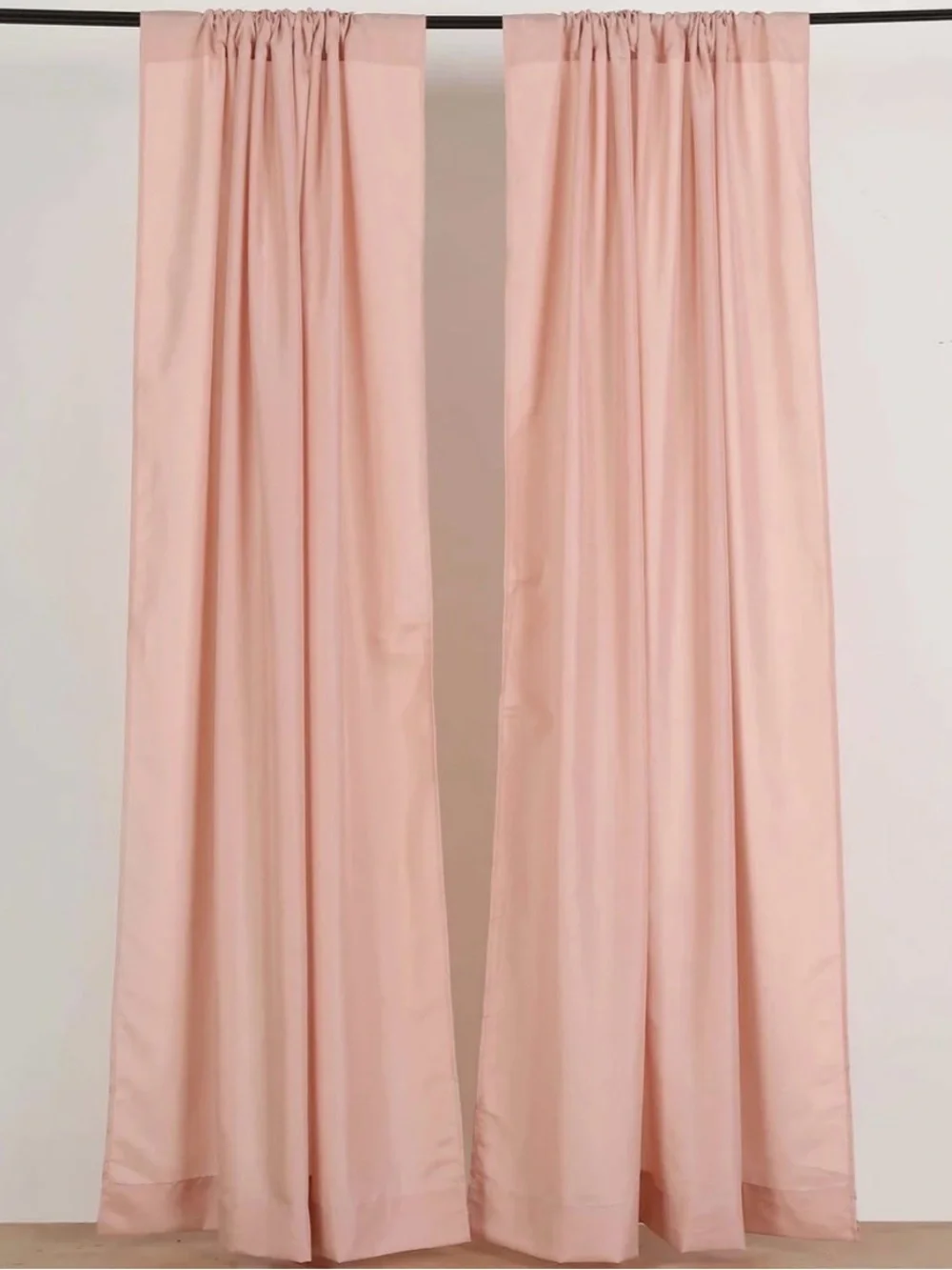 2- 5x8ft dusty rose backdrop